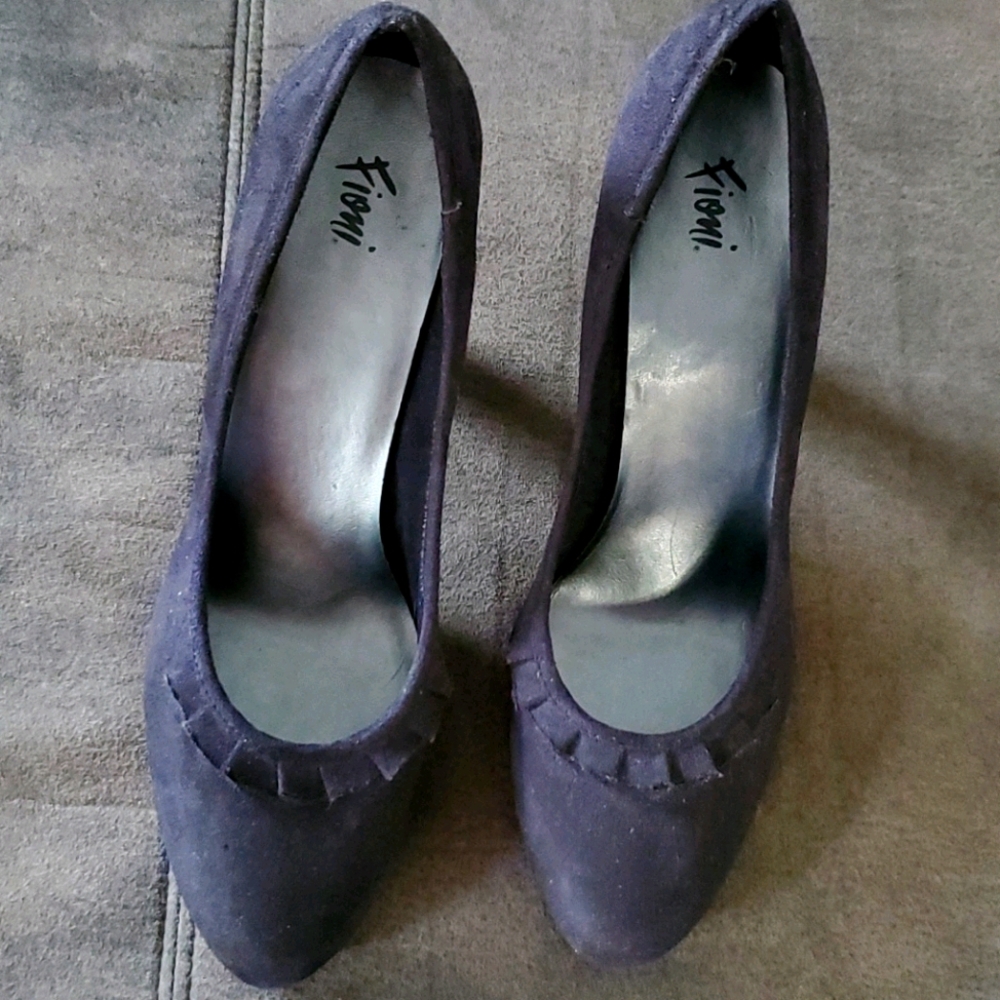Blue suede shoes